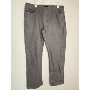Alfani Mens Grey Stretch Straight Leg 5-Pocket Pants Jeans 36x30 RN114936